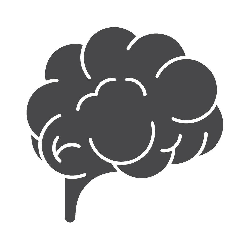 Brain icon, brain and mind, brain and mind, brain and mind, illustration on a vector