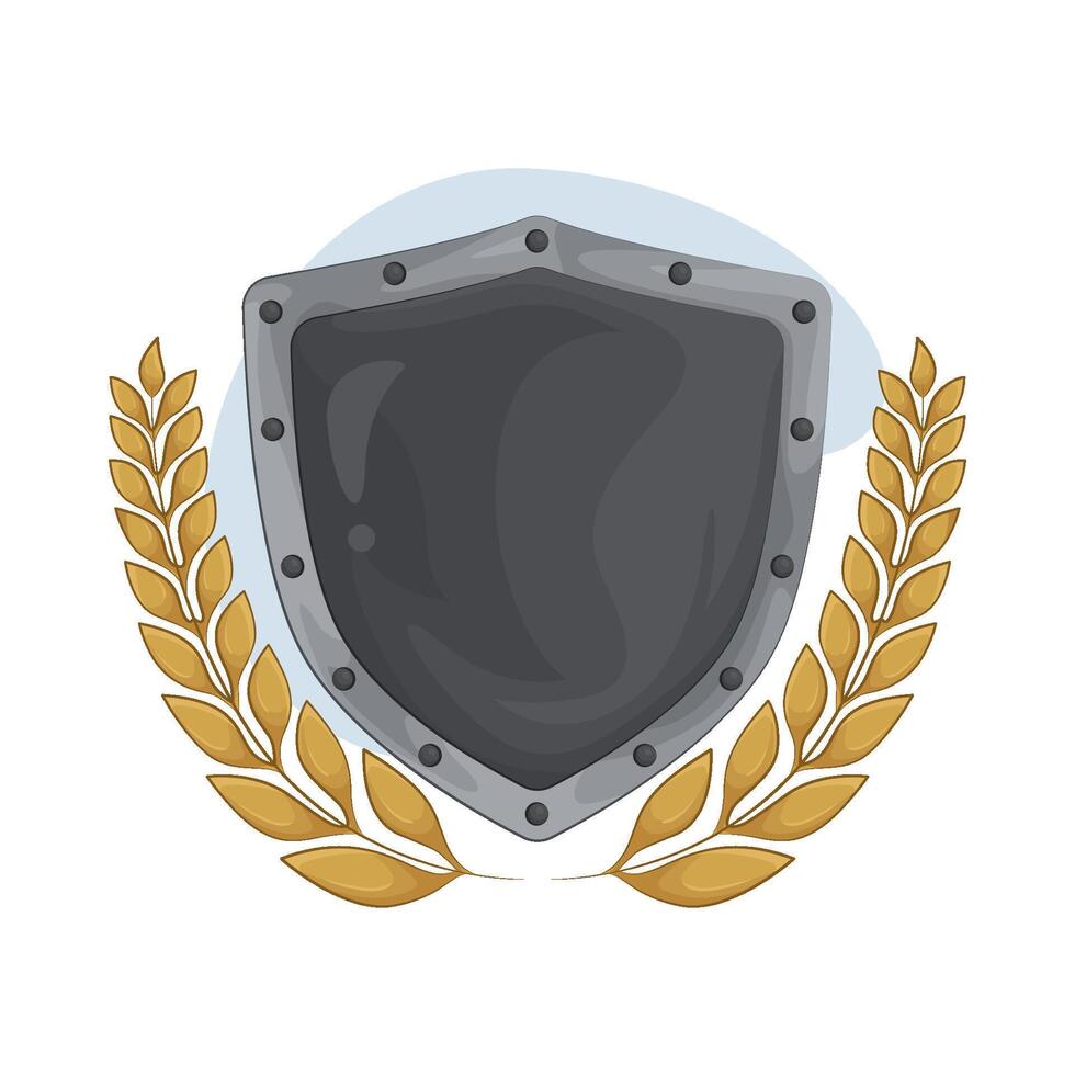 Victory Shield and Laurel vector
