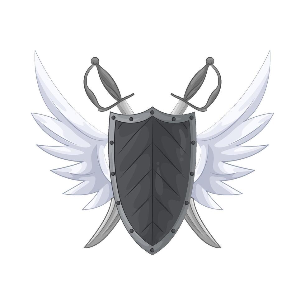 defender of Sword and Shield vector