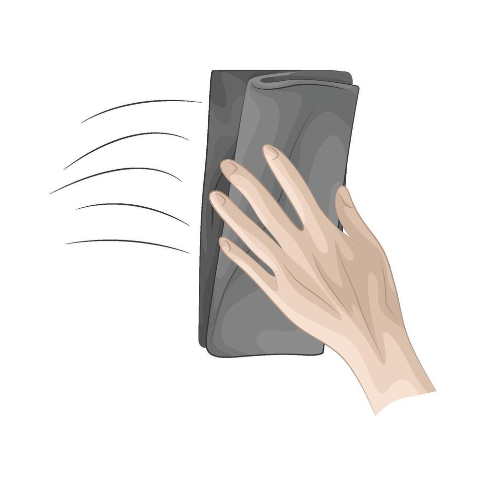 Napkin Elegance Unveiled vector