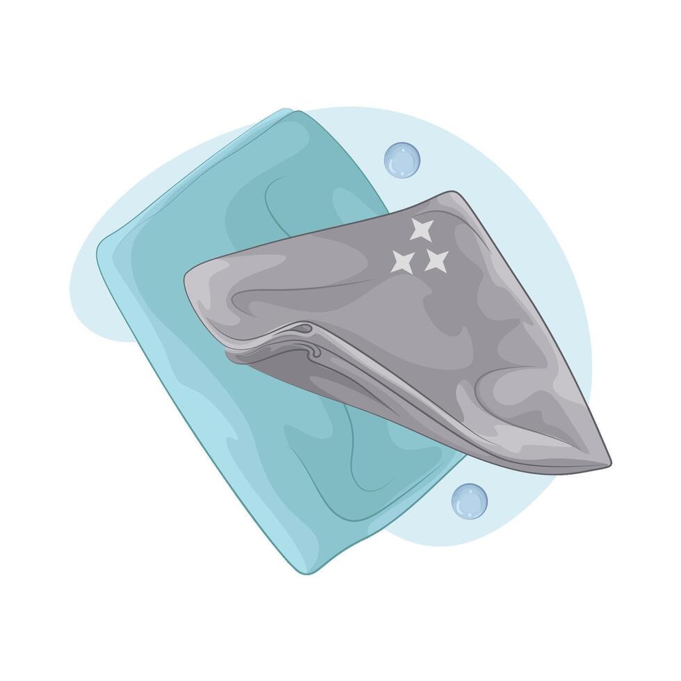 illustration of Napkin Folding Inspiration vector