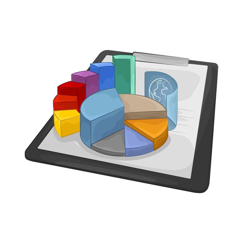 Pie Chart Data Division vector