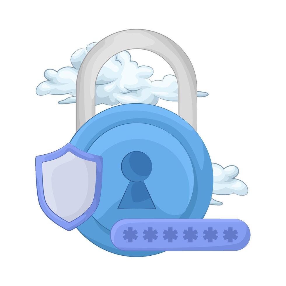 illustration of Trusted Password vector