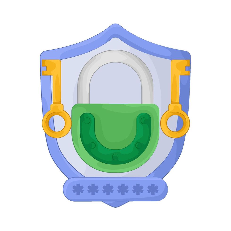 Protect Locked Password vector