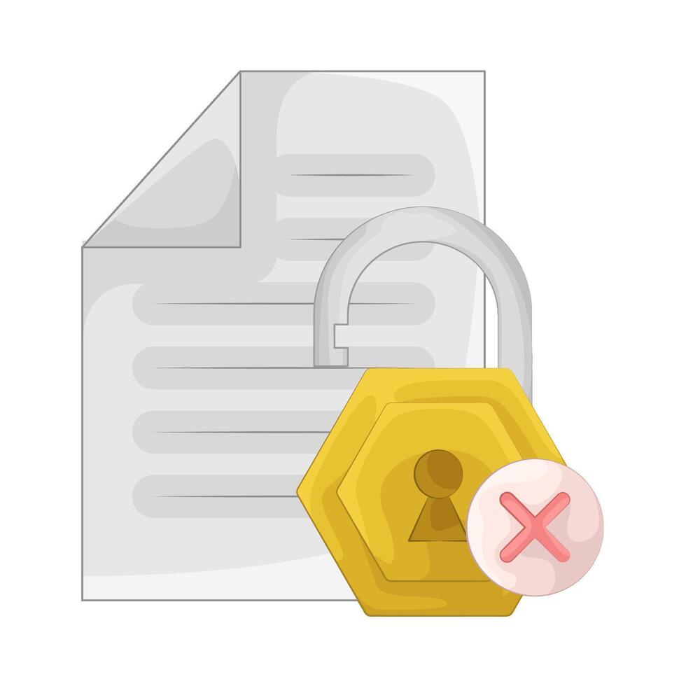file security illustration vector