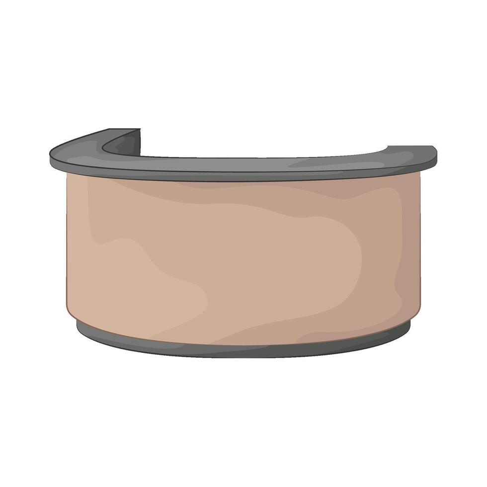 round bar table vector