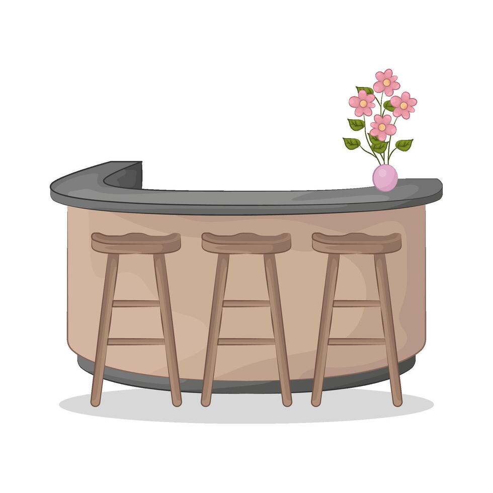 simple Bar Layout illustration vector