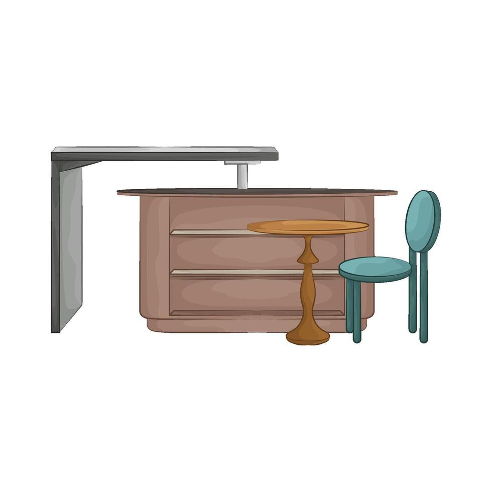 illustration of Minimalist Bar Design vector