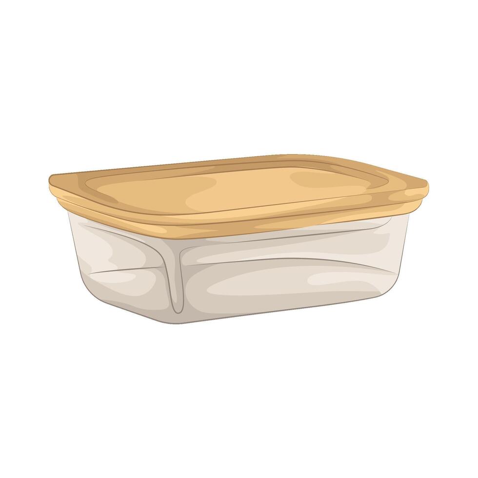illustration of Airtight Food Containers vector