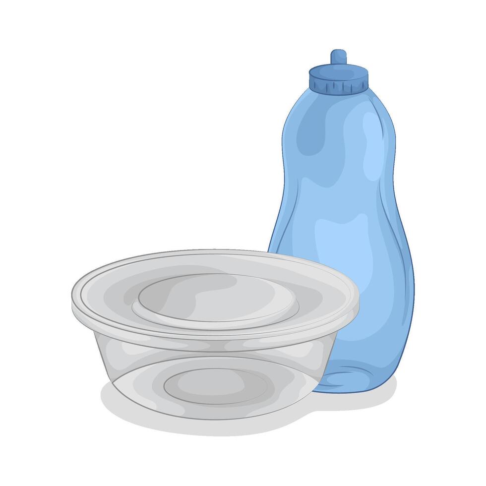 Food Containers and Bottles vector