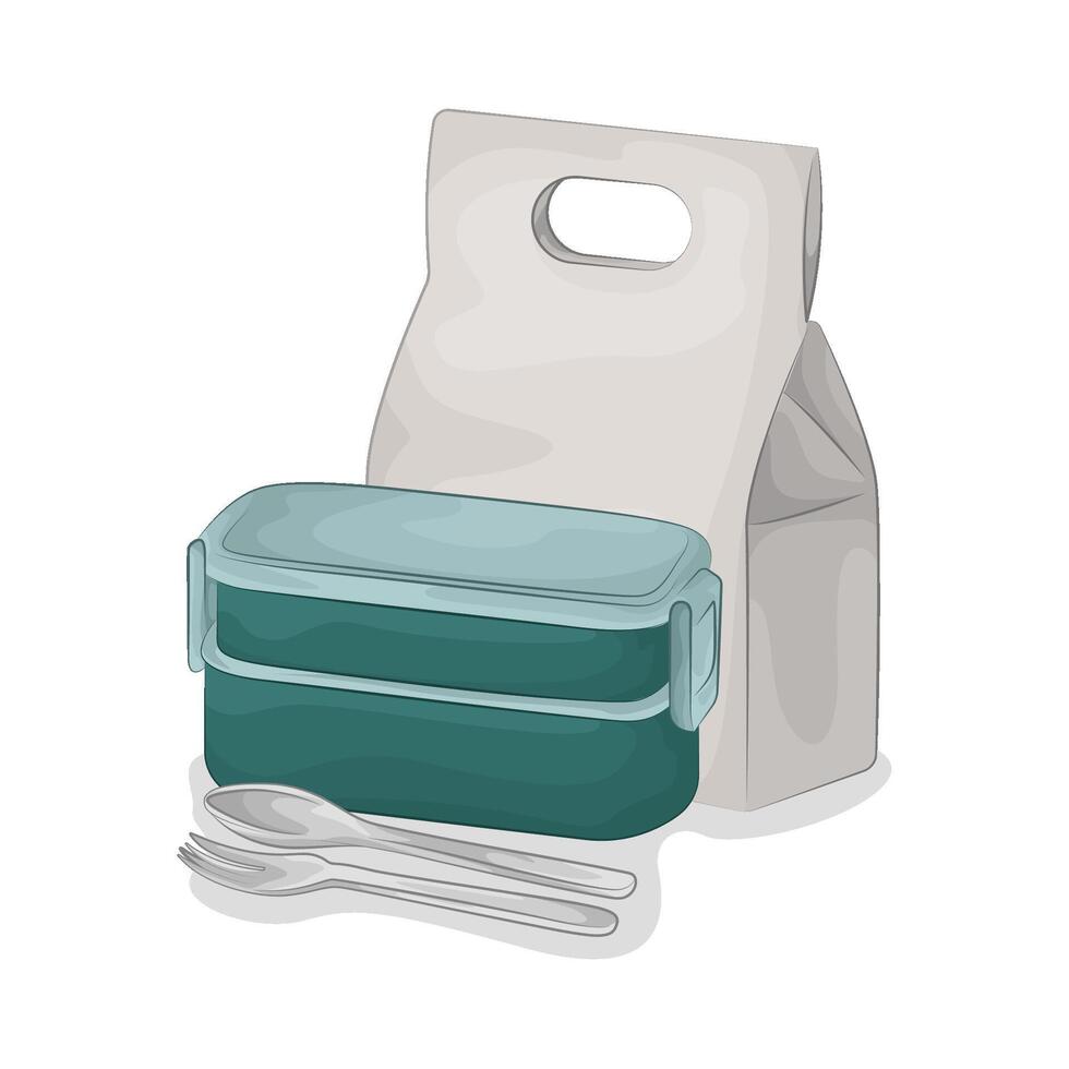 Food Containers for Healthy Provisions vector