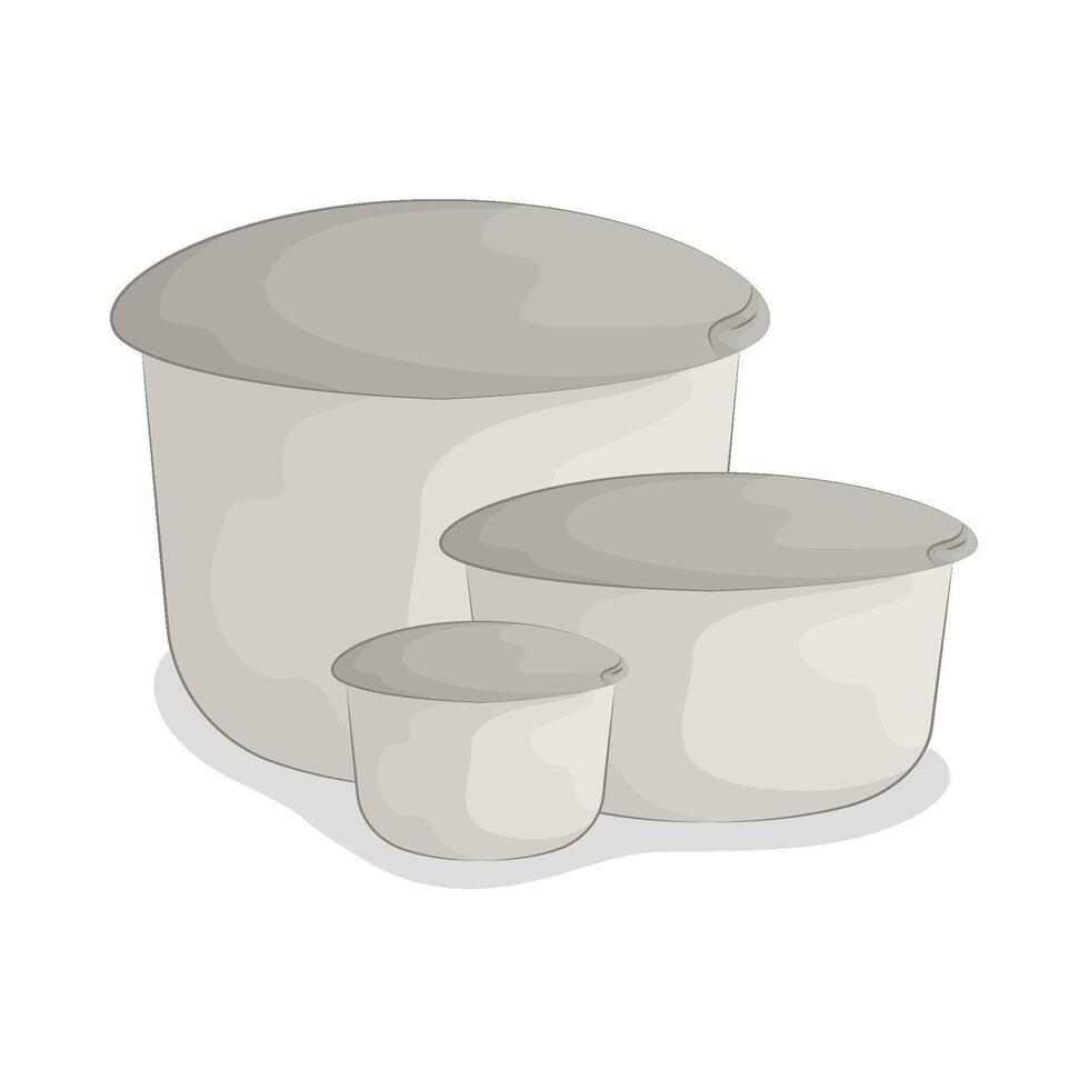 Heat Resistant Food Containers vector