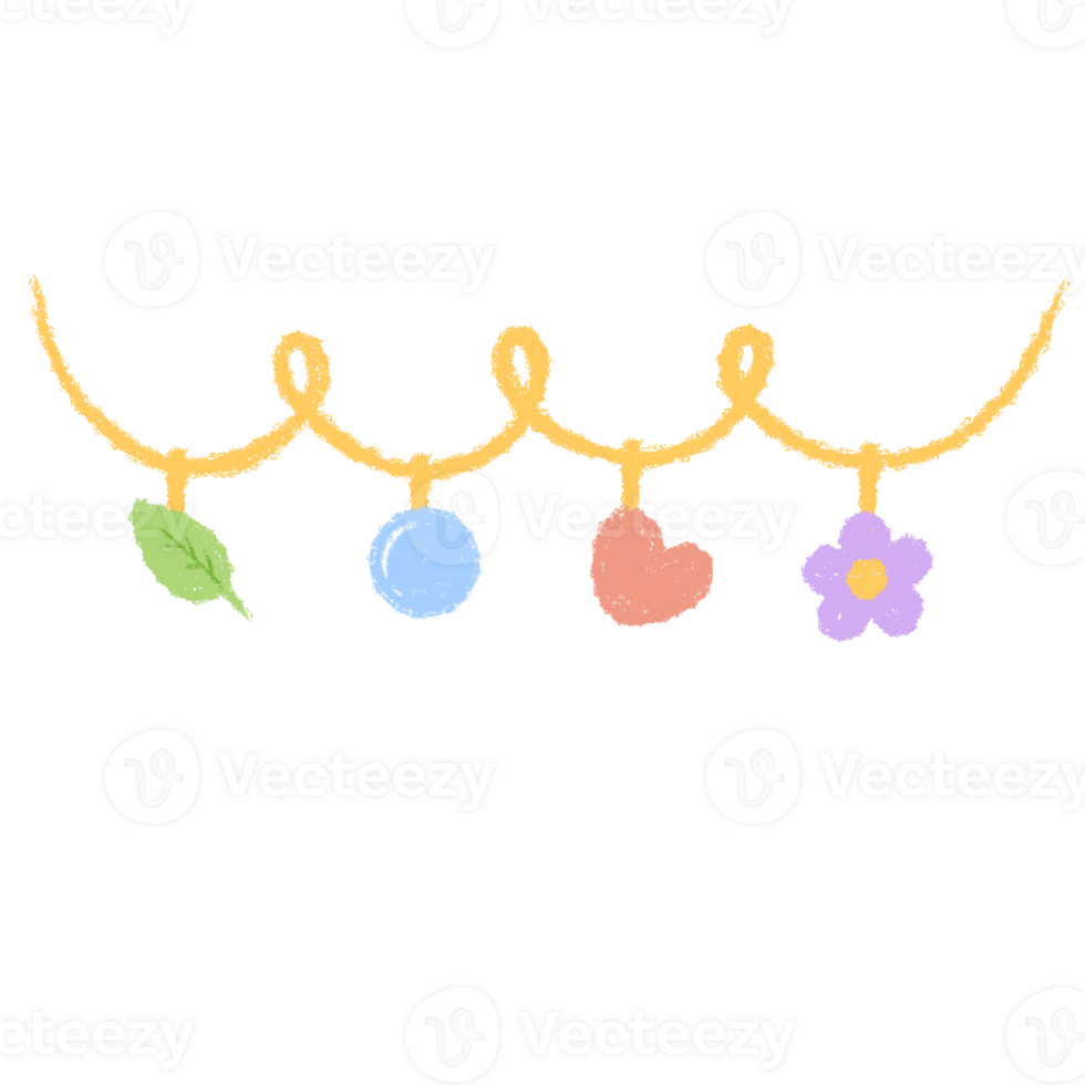 Crayon color cute decoration png