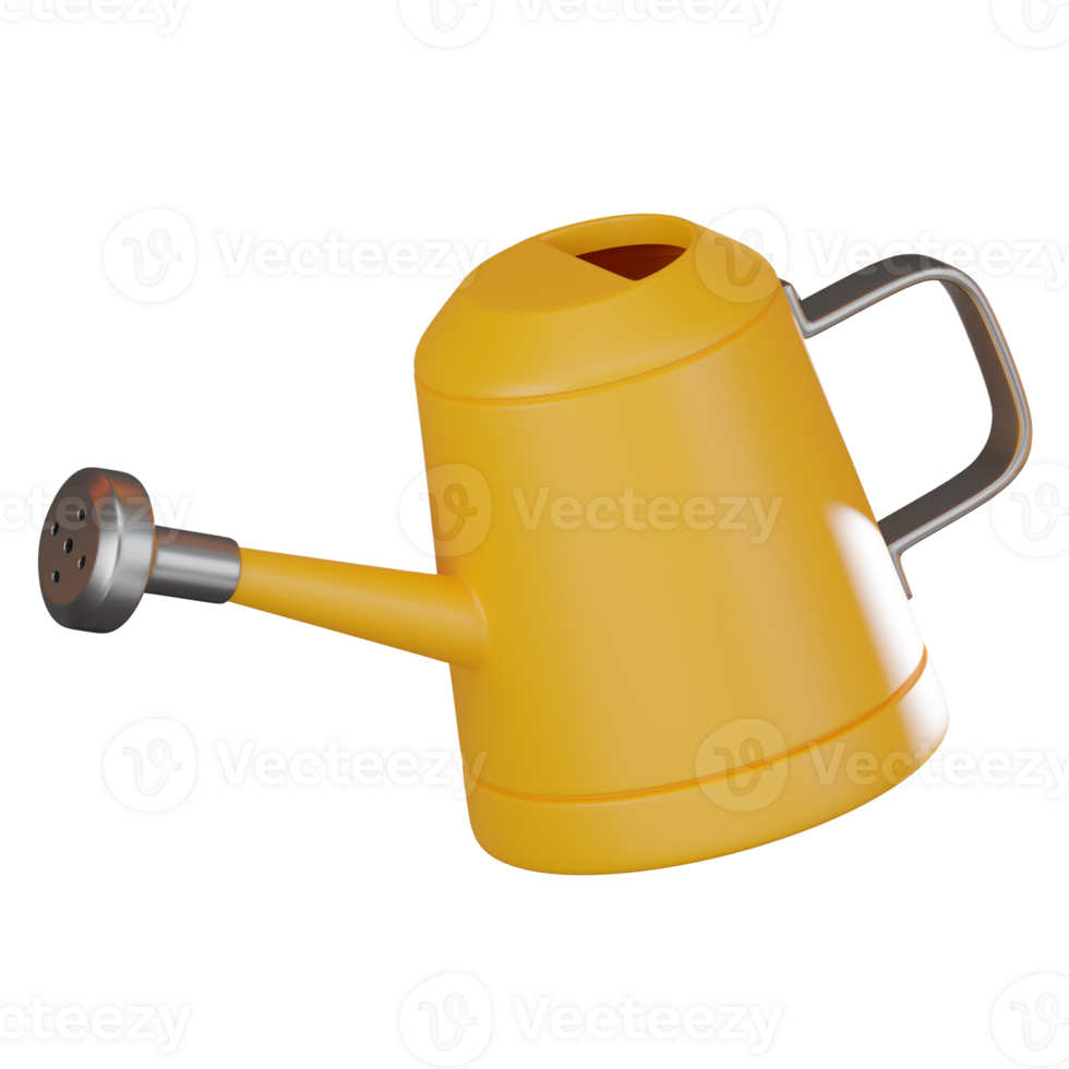 Gartenarbeit Bewässerung können 3d Illustration, wesentlich Werkzeug machen zum Pflanzen png