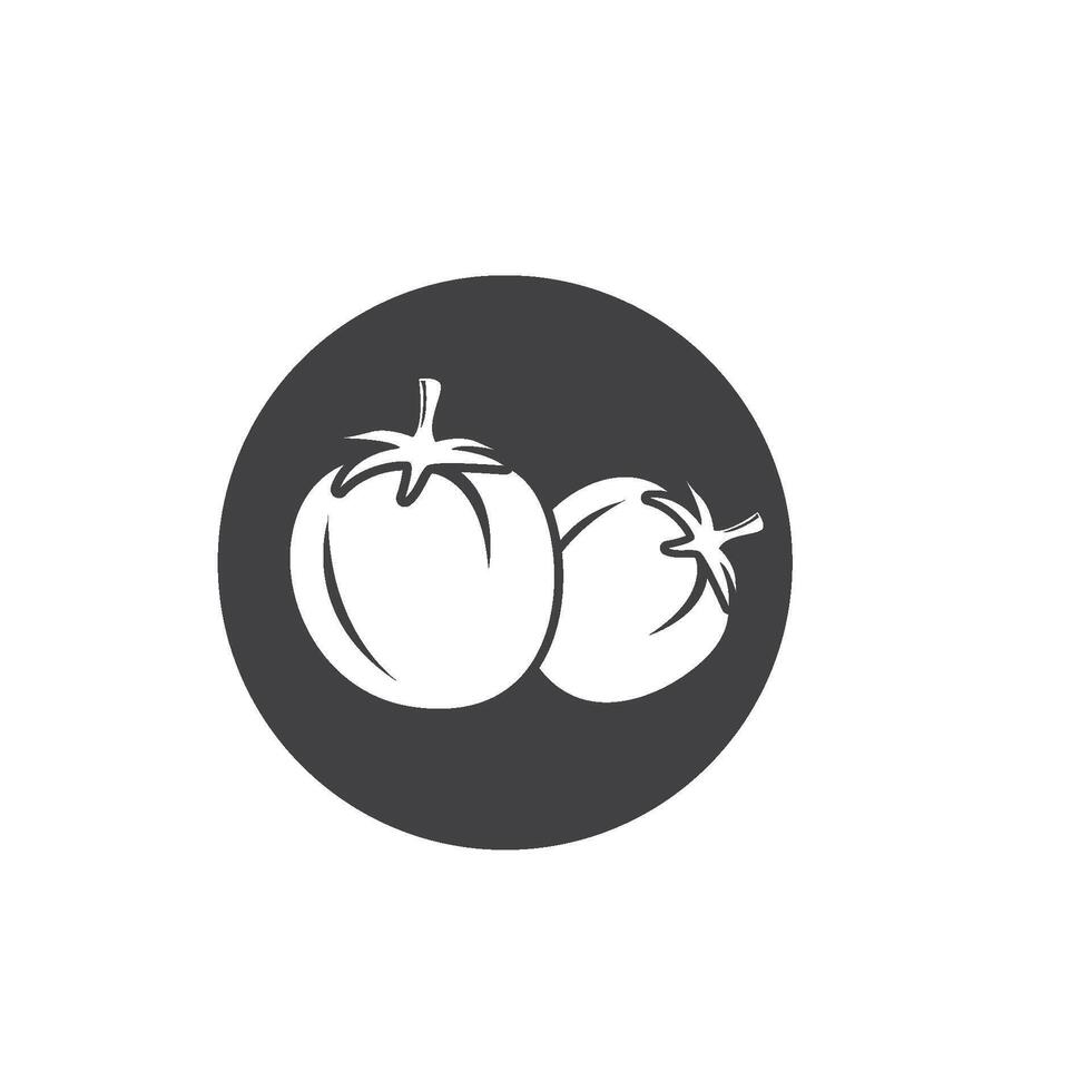 black tomato icon element design template vector