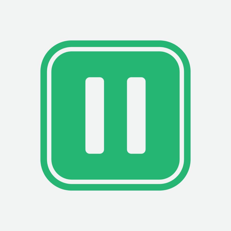 Music Button Icon vector