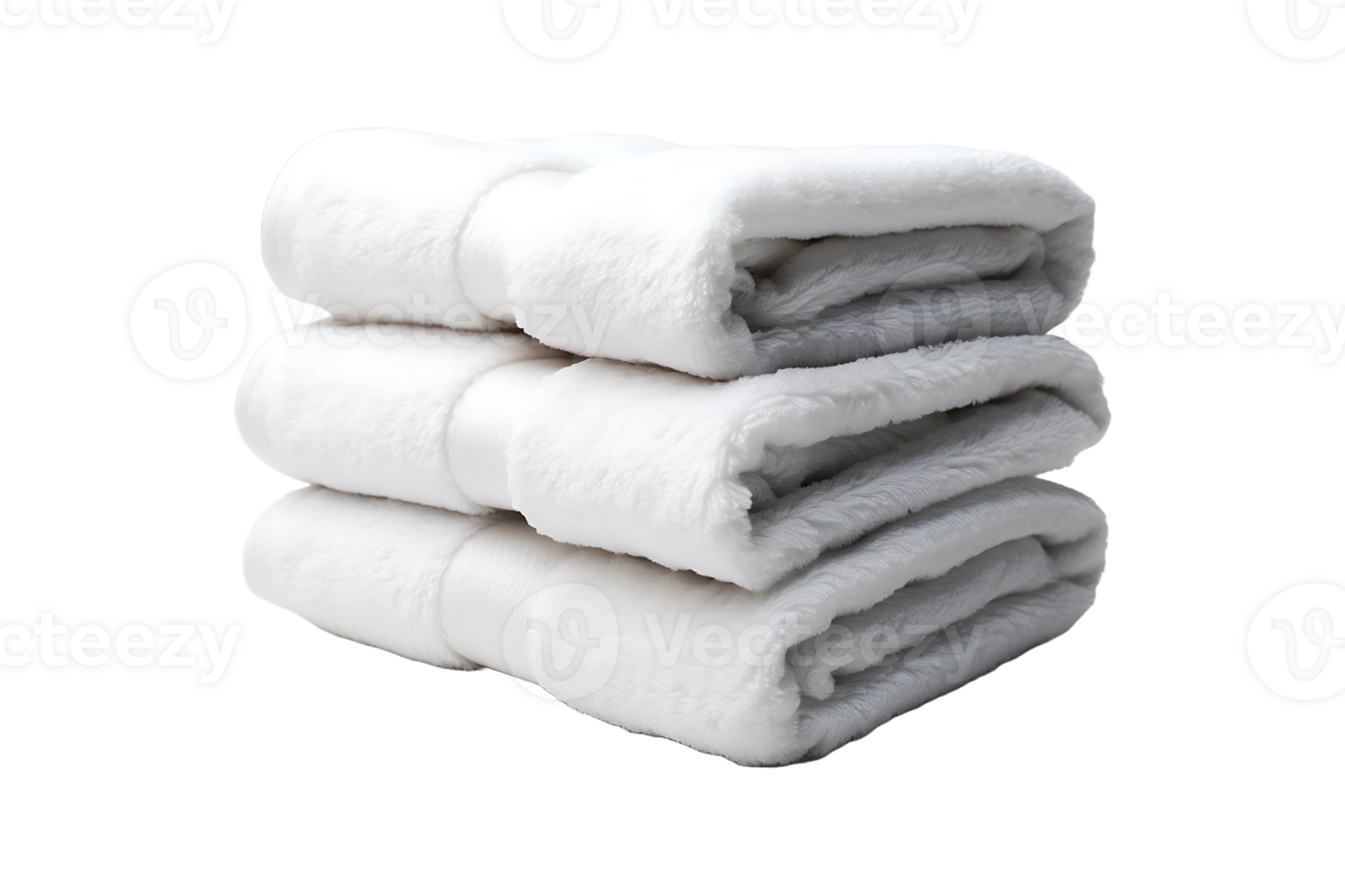 Hotel Towel isolated on transparent background. png