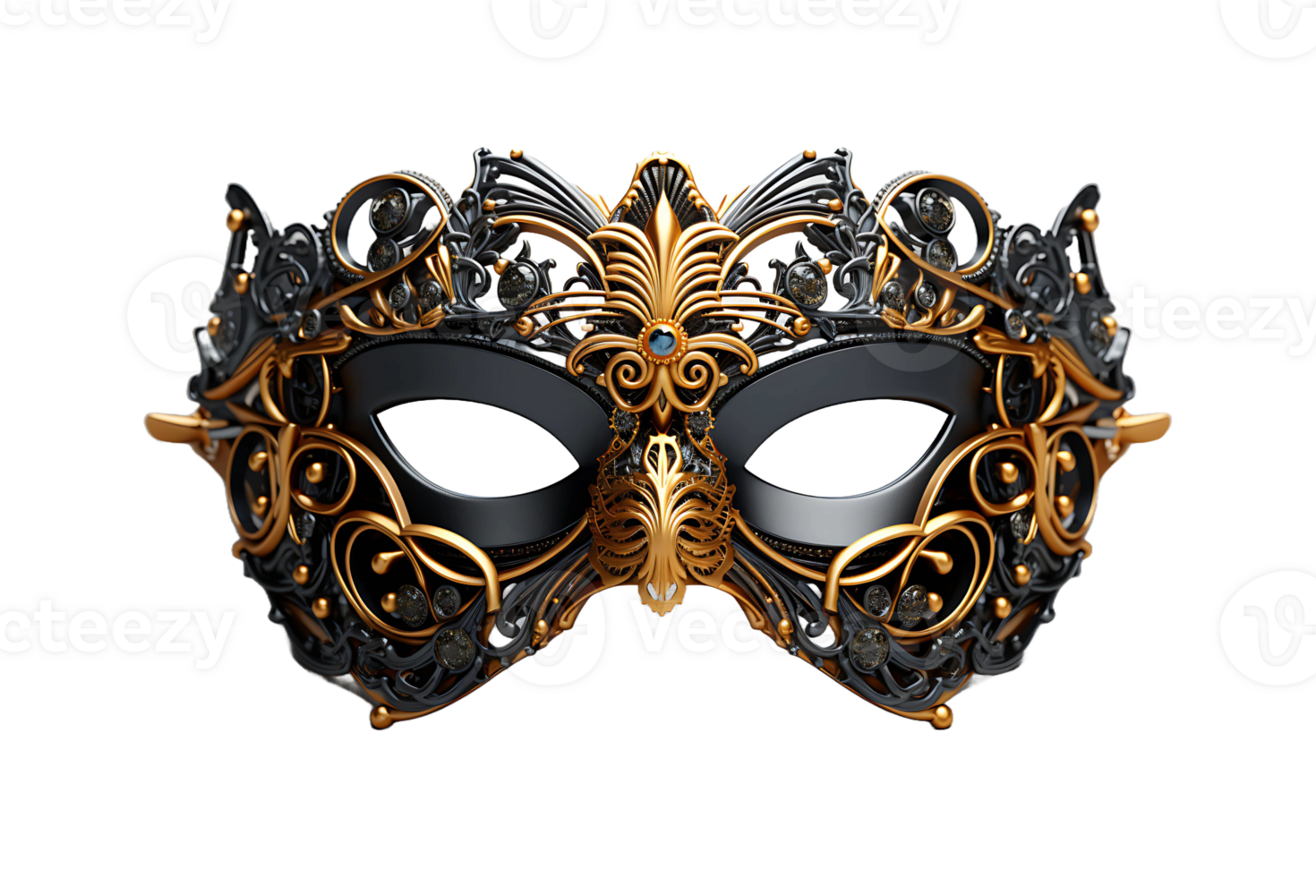 Masquerade Mask isolated on transparent background. png