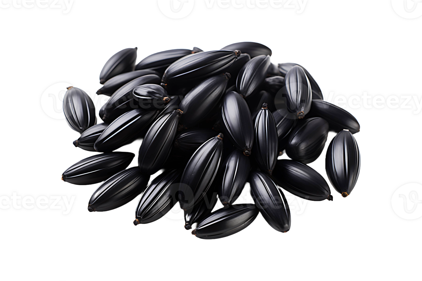 Kalonji Seeds isolated on transparent background. png