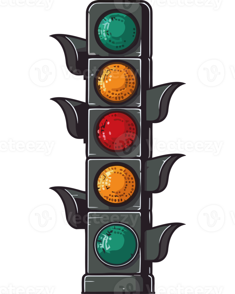 Traffic light illustration png