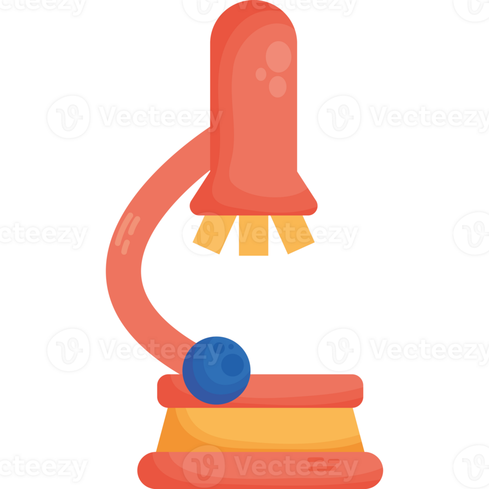 A microscope with a ball on top png