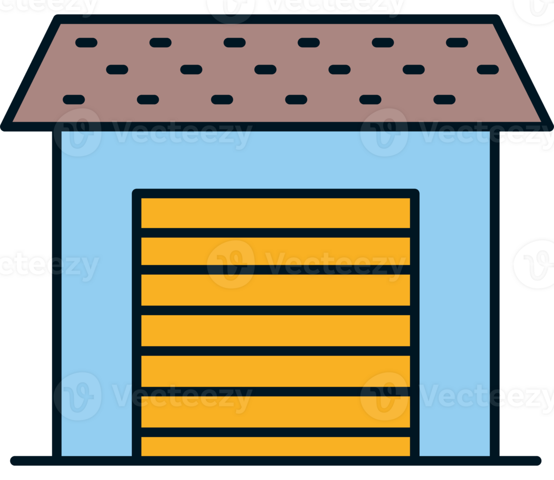 Garage icon illustration png