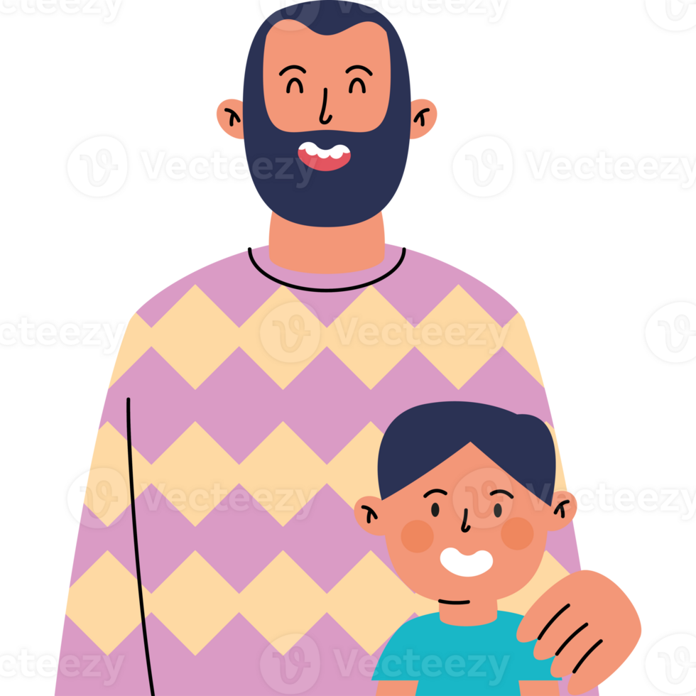 Father and son png