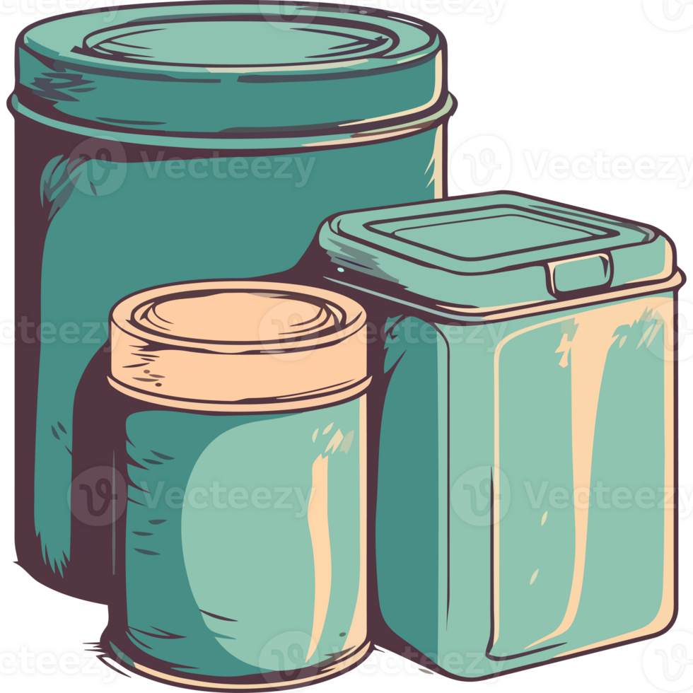 Canning jars and lids png