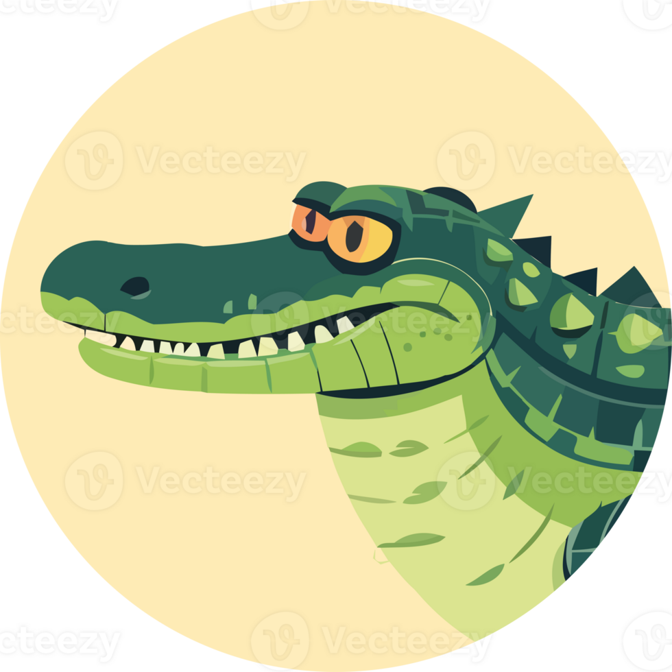 A cartoon alligator with a big mouth png
