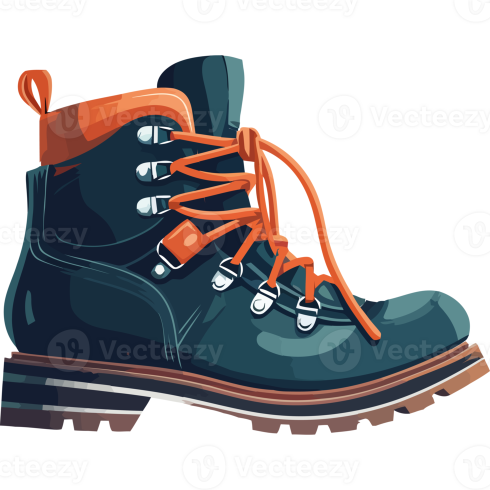 An illustration of a hiking boot png