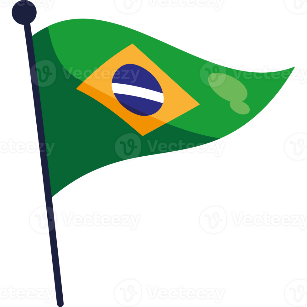 Brazil flag clipart png