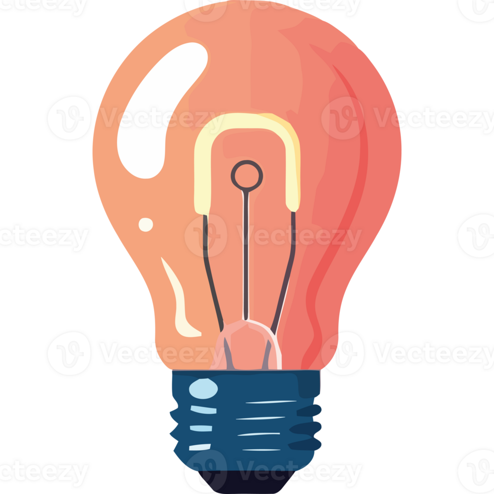 An illustration of a light bulb png