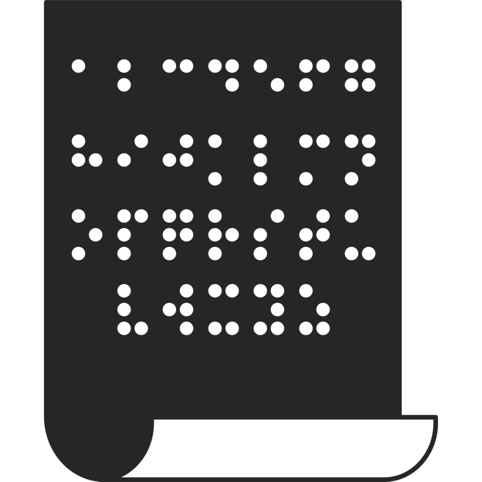 A black and white image of a document with dots png