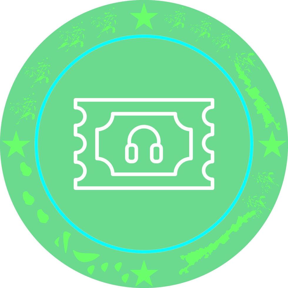 Support Ticket Icon Design vector