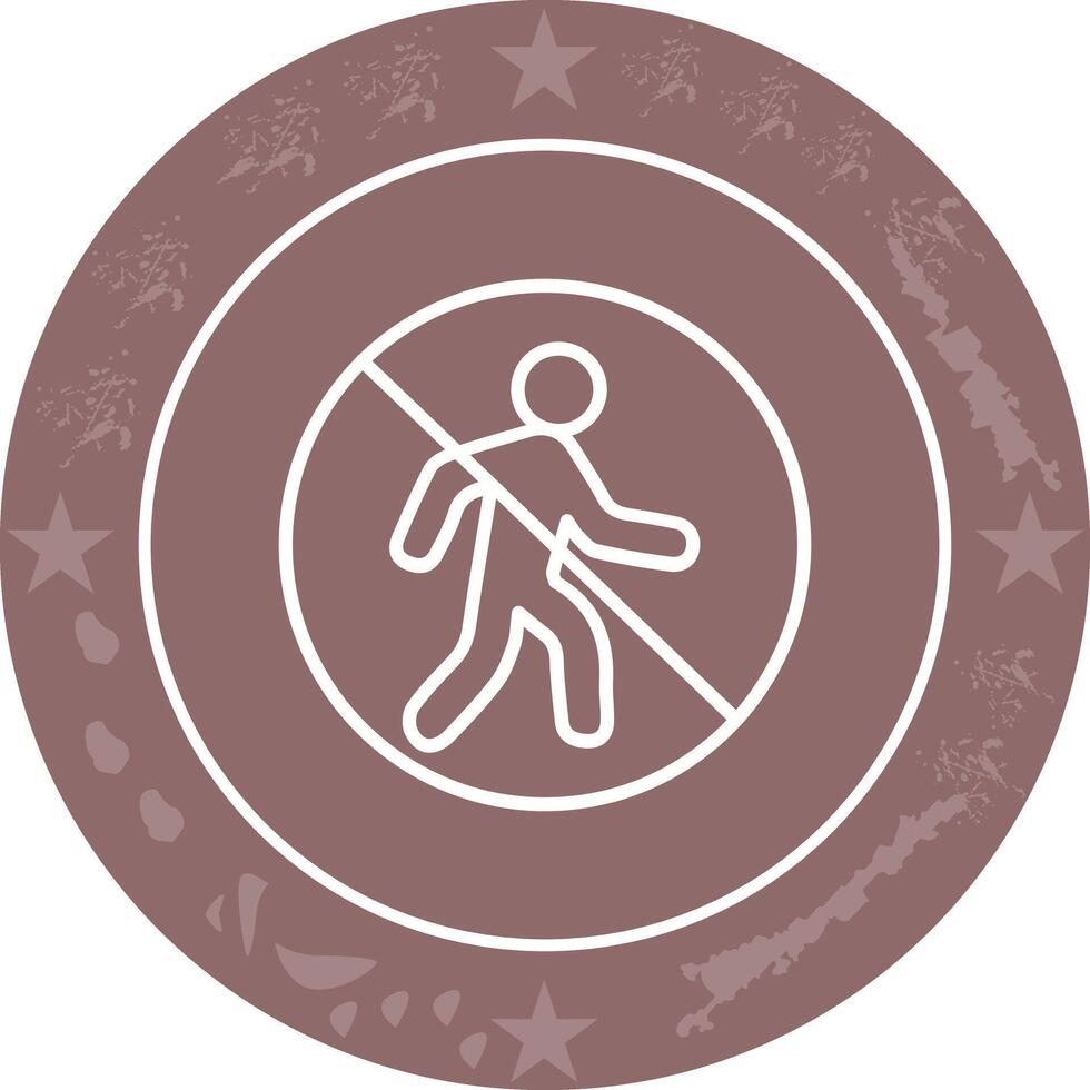 No Entry Sign Icon Design vector