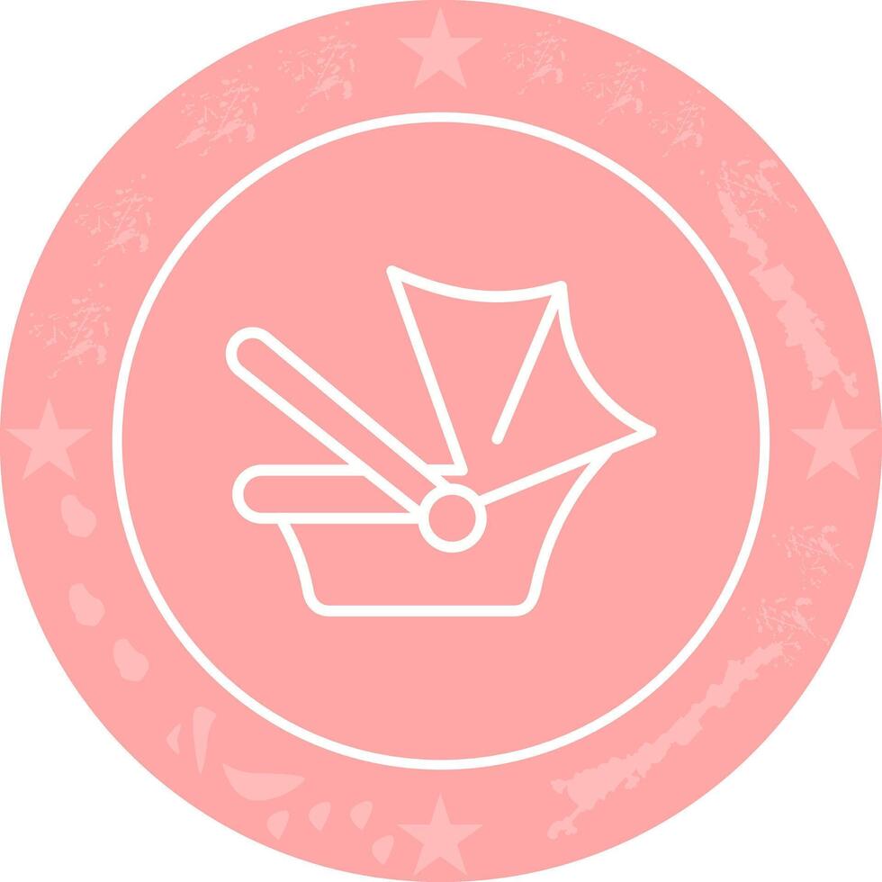 Car Seat Safety Icon Design vector