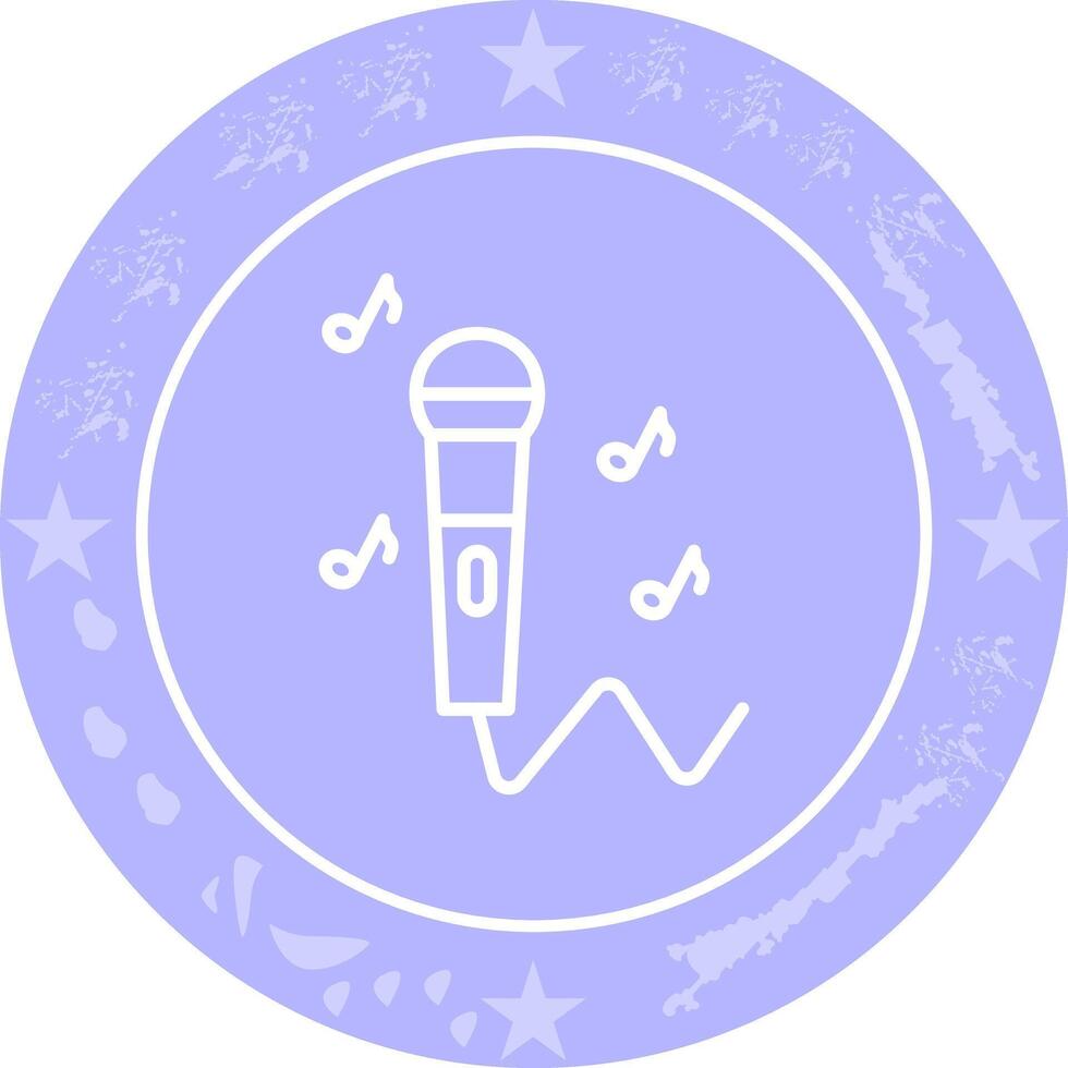 Karaoke Icon Design vector