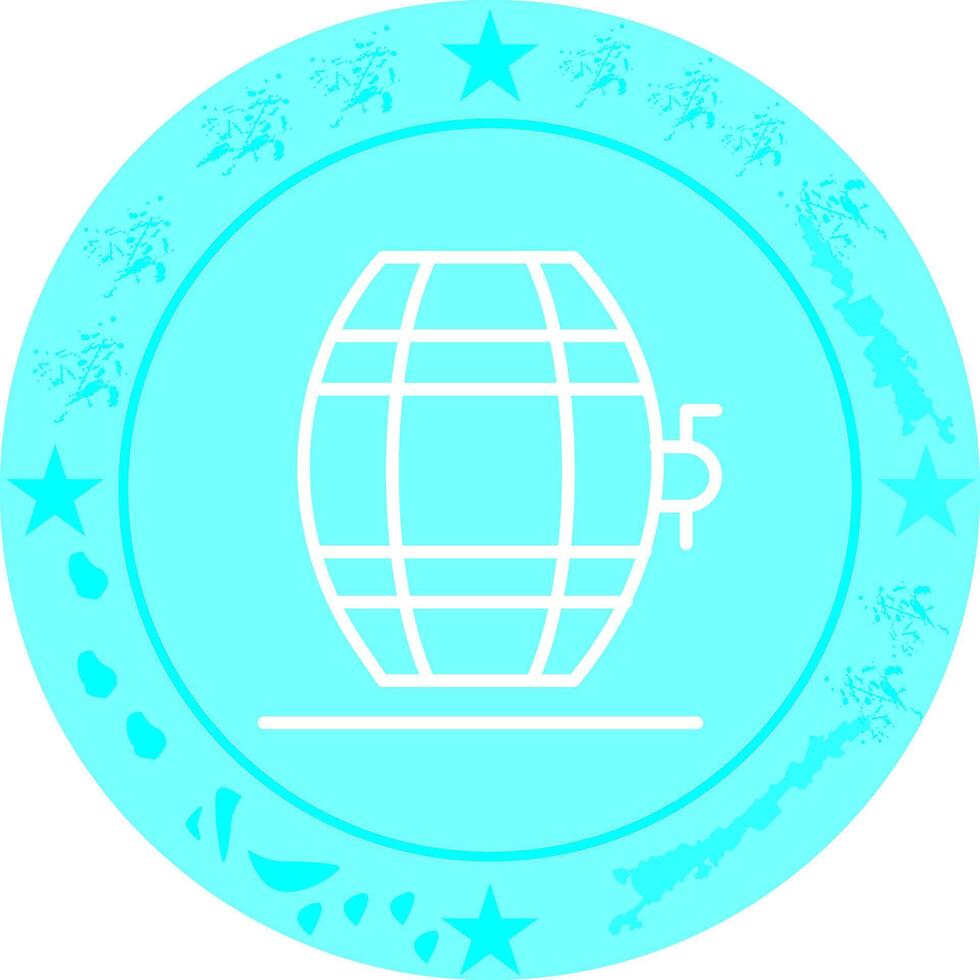 Wine Barrel Rack Icon Design vector