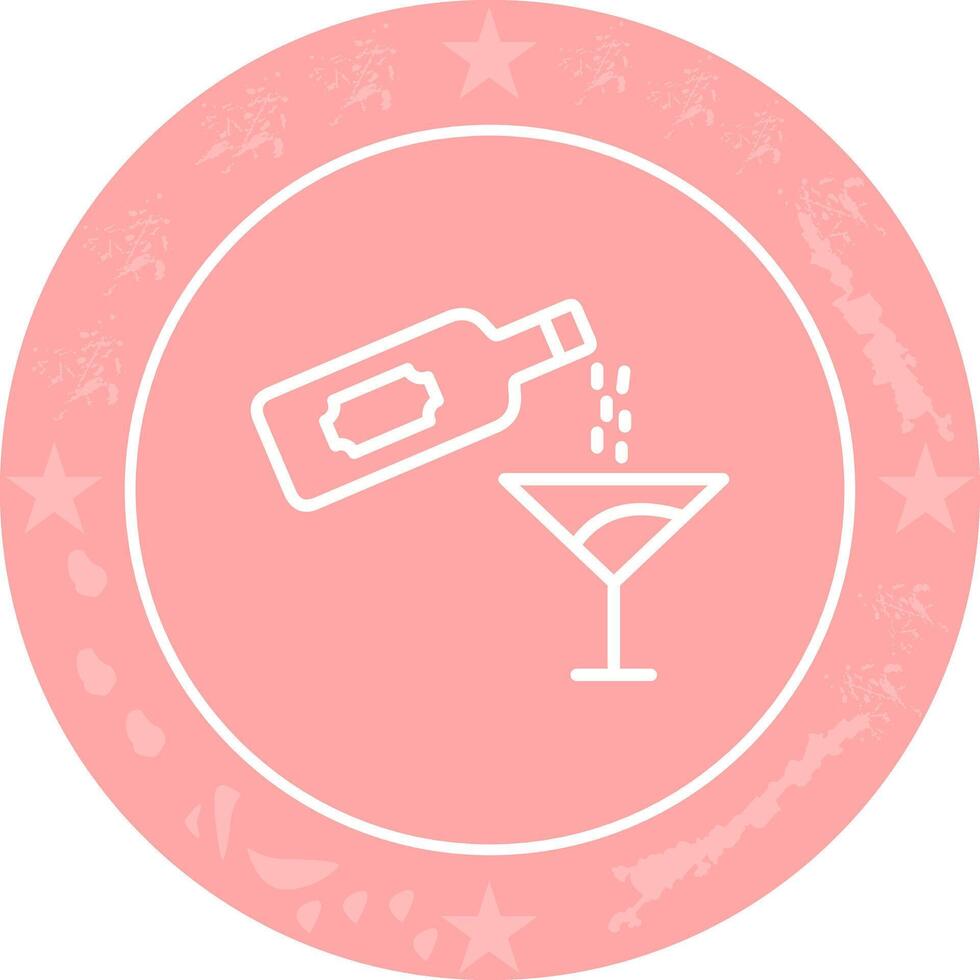 Wine Pour Icon Design vector