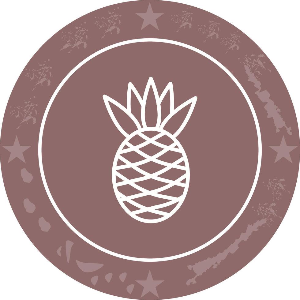 Pineapple Icon Design vector