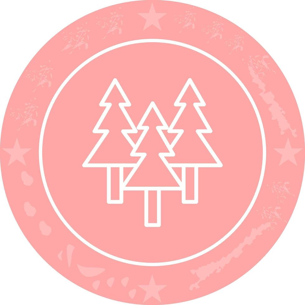 Evergreen Tree Icon Design vector