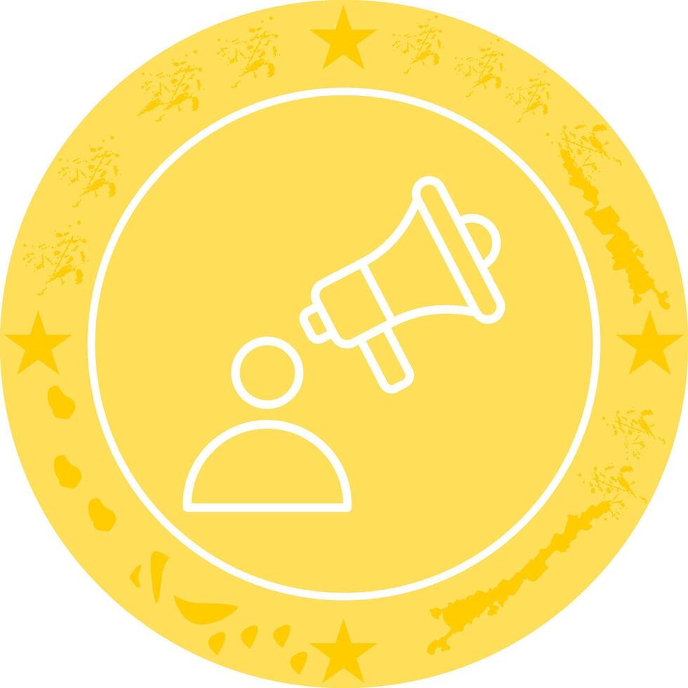 Advertiser Icon Design vector