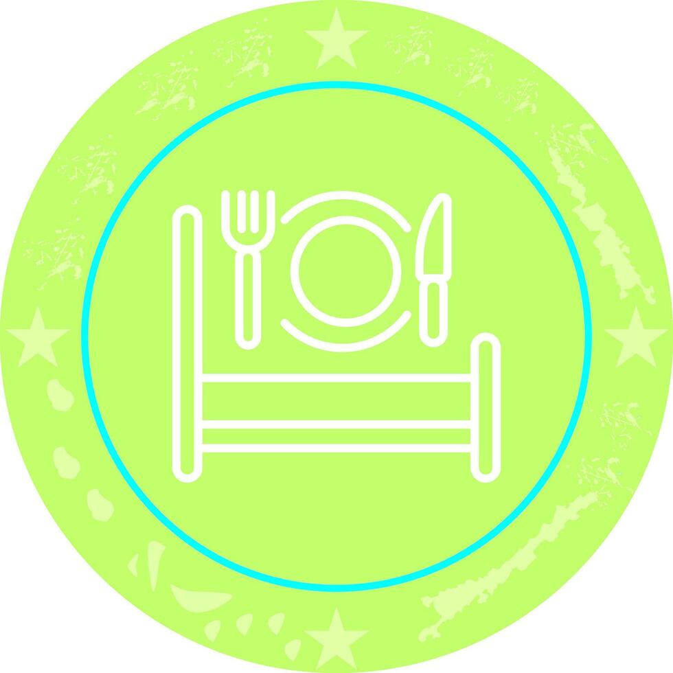 Breakfast in Bed Icon Design vector