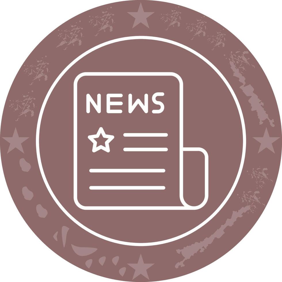 News Headlines Icon Design vector