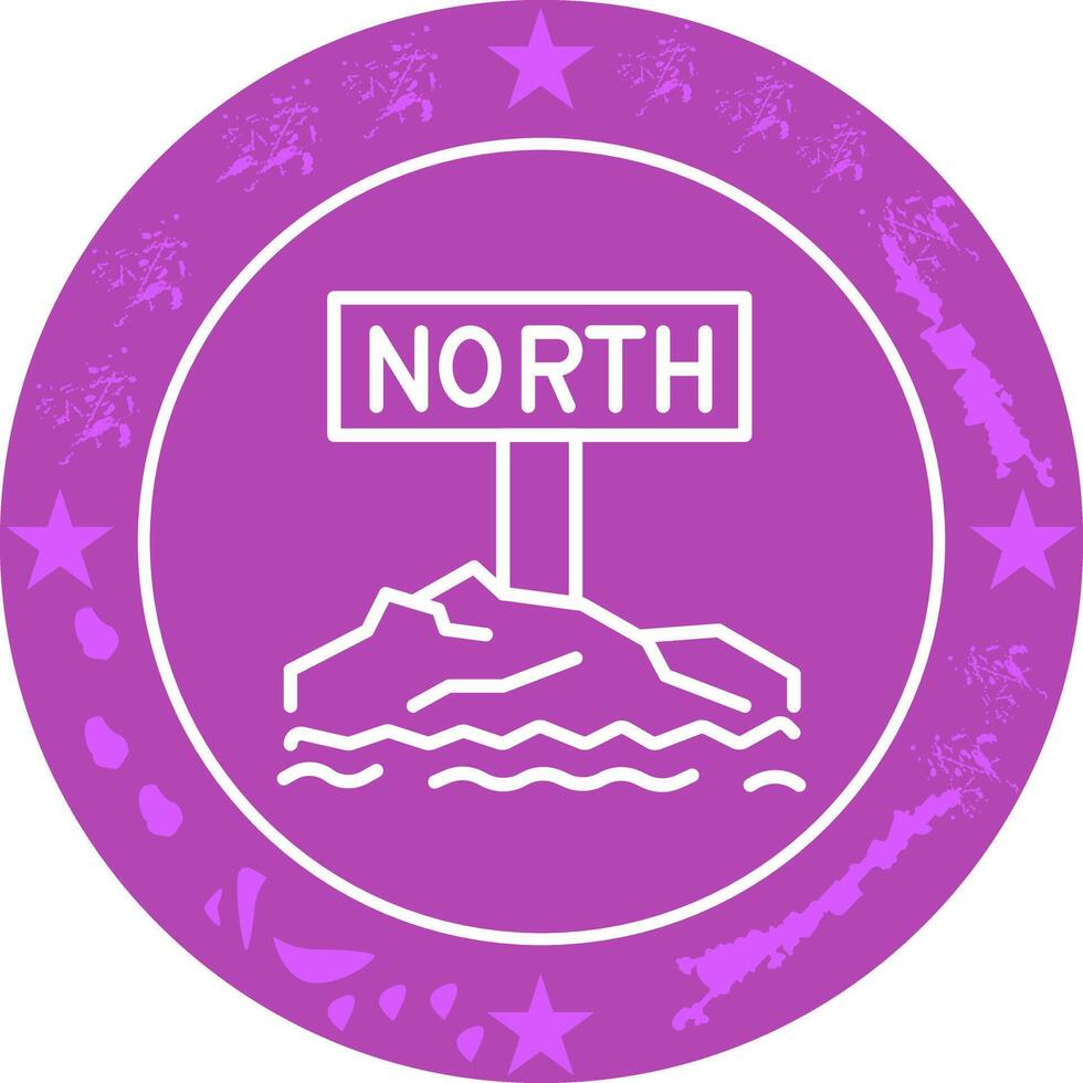 Northpole Icon Design vector
