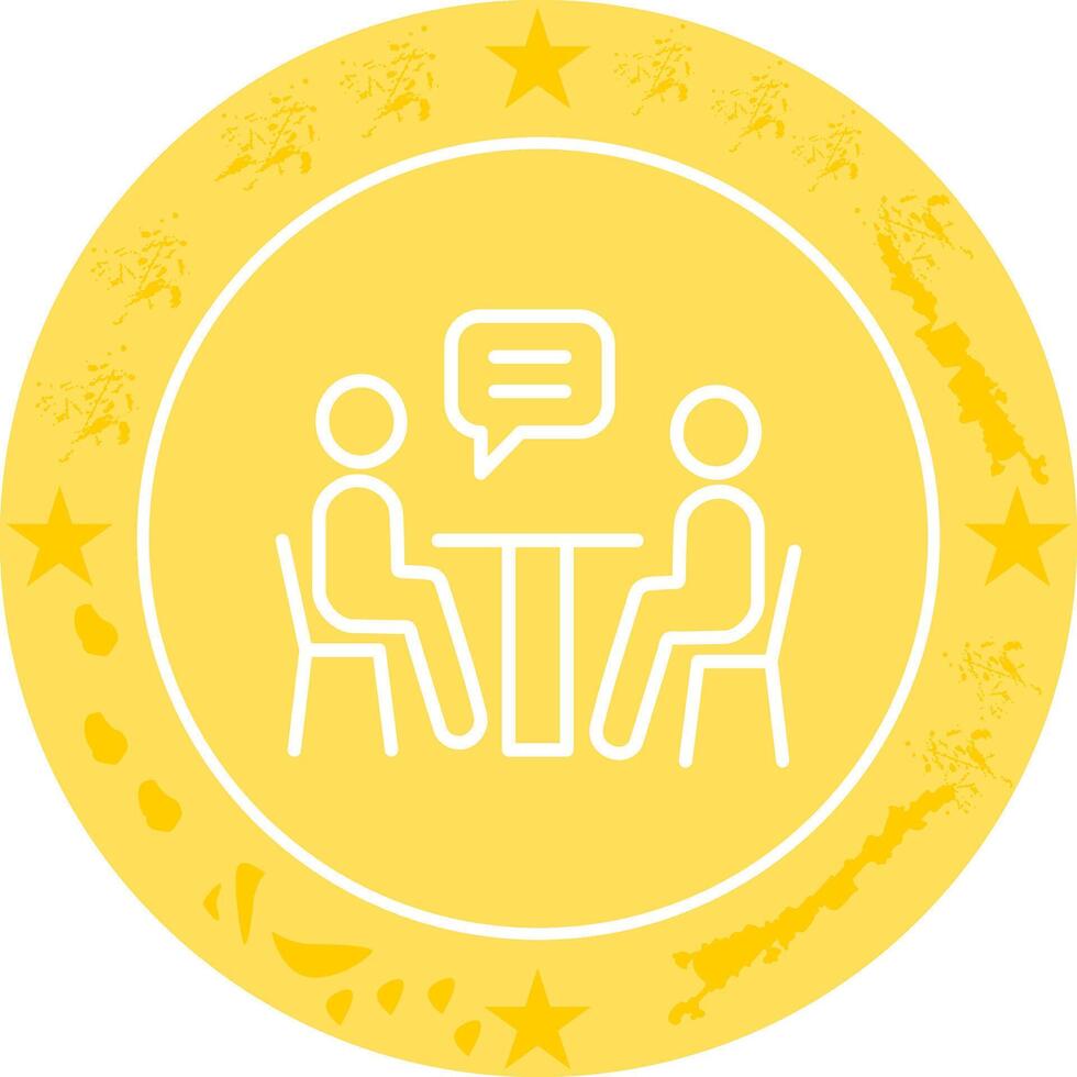 News Interview Icon Design vector
