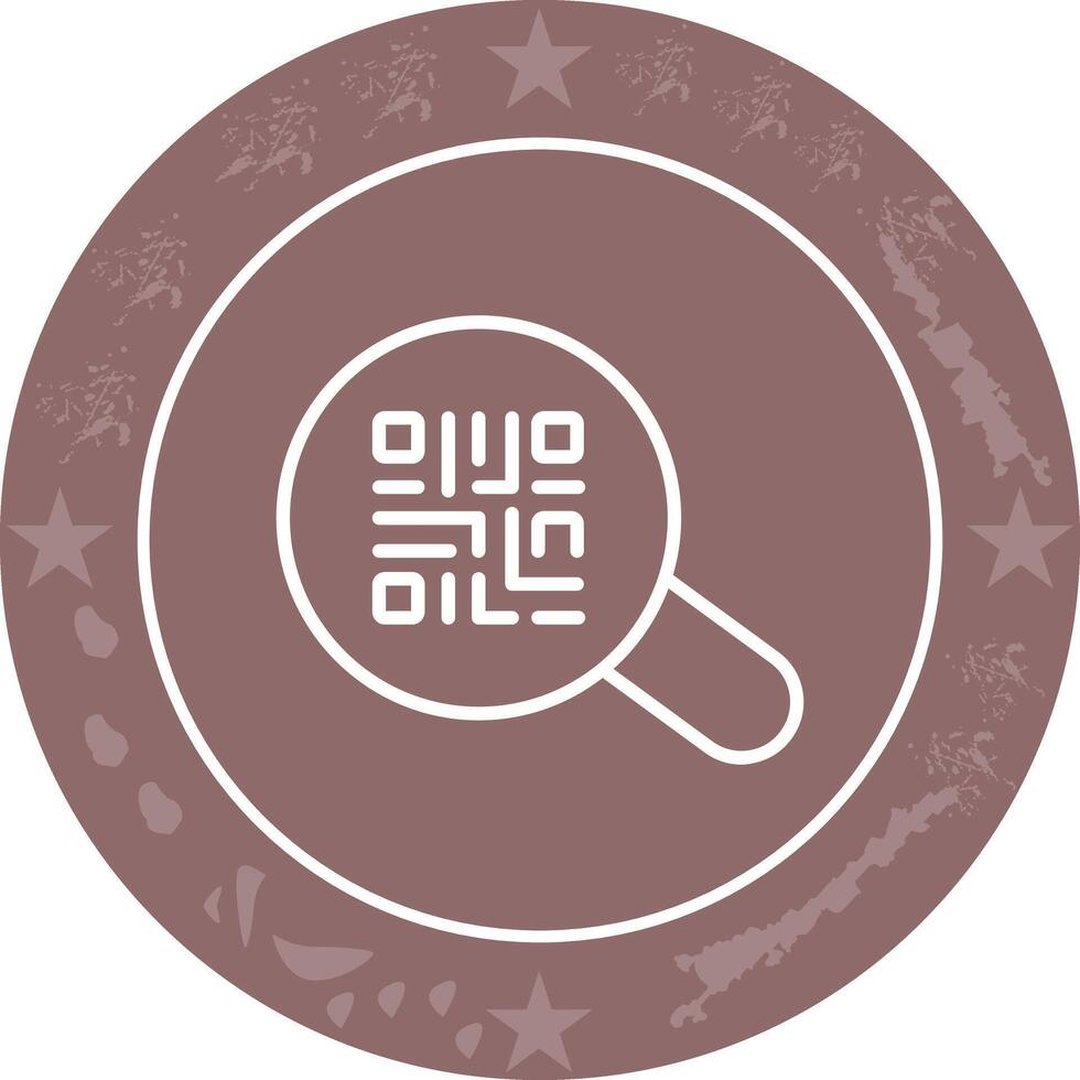 QR Code App Icon Design vector