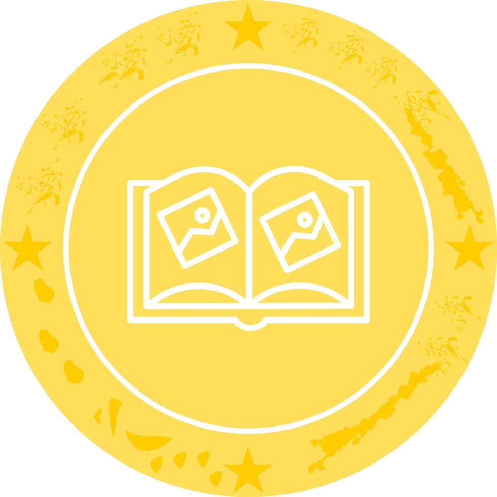 Memory Book Icon Design vector