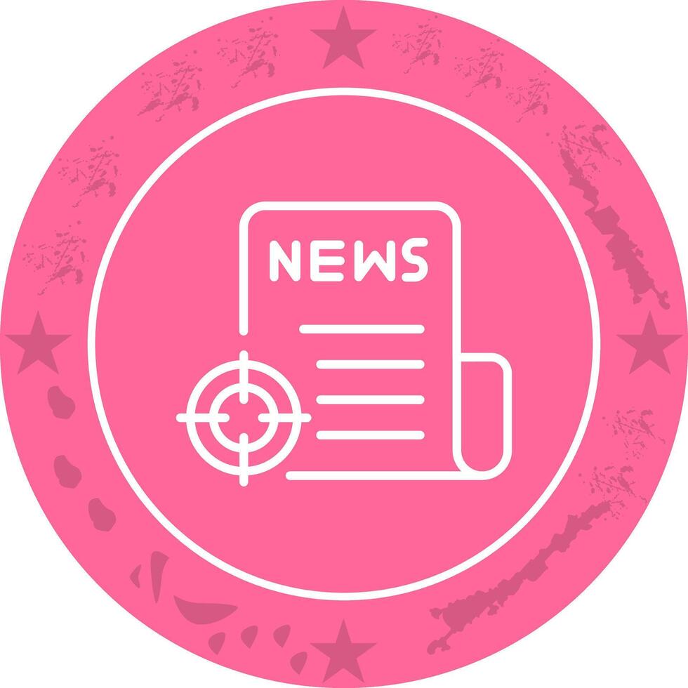 News Scoop Icon Design vector