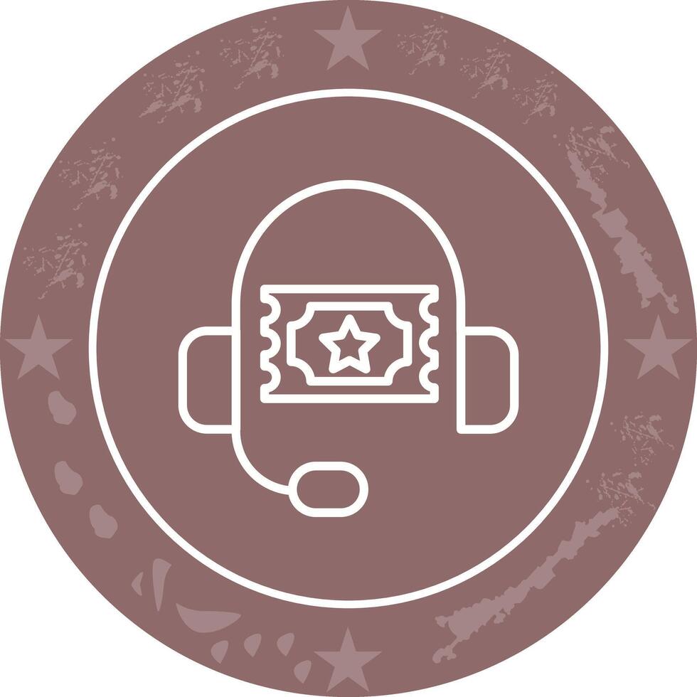 Support Ticket Icon Design vector